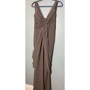 Vera Wang Brown Maxi Dress